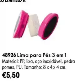 Oriflame Lima para Pés 3 em 1 promoção