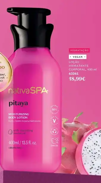O Boticário nativaSPA pitaya promoção