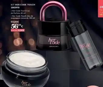O Boticário Her code kit her code touch promoção