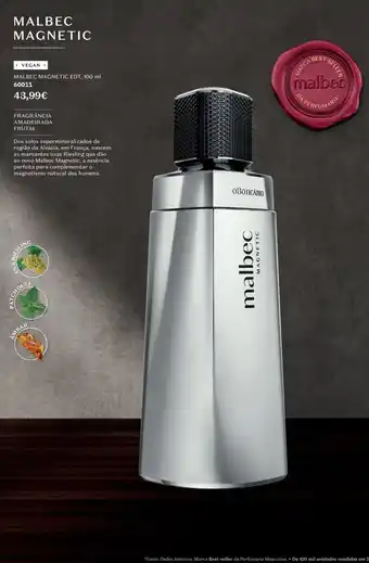 O Boticário malbec magnetic promoção