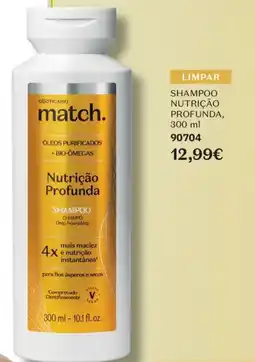 O Boticário Oboticario match. Shampoo Nutrição Profunda promoção
