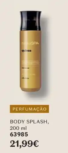 O Boticário nativaSPA quinoa body splash promoção