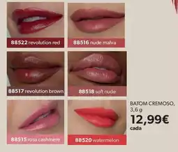 O Boticário batom cremoso promoção
