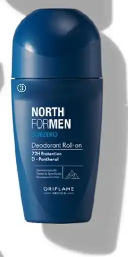 Oriflame Deo Roll-On Subzero North For Men promoção