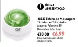 Oriflame Esfera de massagem térmica e criogênica promoção