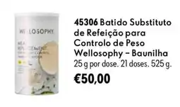 Oriflame Batido substituto de refeição para controlo de peso wellosophy - baunilha promoção