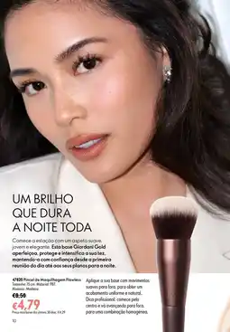 Oriflame Pincel de Maquilhagem Flawless Giordani Gold promoção