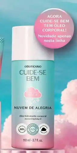 O Boticário Óleo hidratante corporal promoção