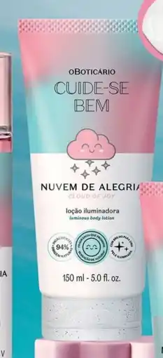 O Boticário Loção hidratante corporal iluminadora promoção