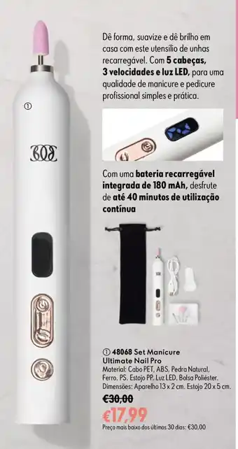Oriflame Set Manicure Ultimate Nail Pro promoção