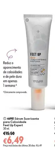 Oriflame Sérum Suavizante para Calosidade Feet Up Expert promoção
