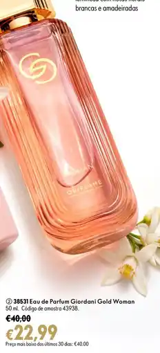 Oriflame Eau de Parfum Giordani Gold Woman promoção