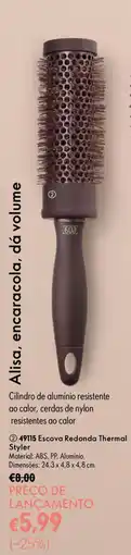 Oriflame Escova Redonda Thermal Styler promoção