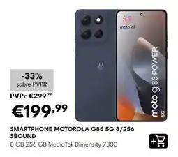 Radio Popular smartphone motorola g86 5g 8/256 sbound promoção