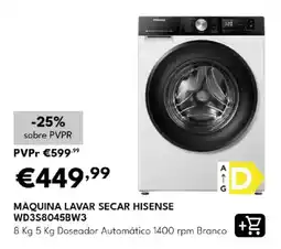 Radio Popular Máquina lavar secar hisense promoção