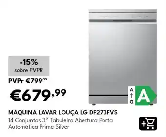 Máquina lavar louça lg df273fvs