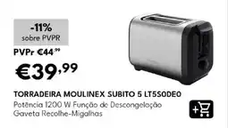 Radio Popular torradeira moulinex subito 5 lt5sode0 promoção
