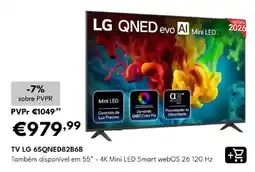 Radio Popular tv lg 65qned82b6b promoção