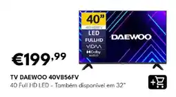 Radio Popular tv daewoo 40vb56fv promoção