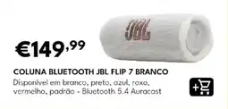 Radio Popular coluna bluetooth jbl flip 7 branco promoção