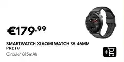 Radio Popular smartwatch xiaomi watch s5 46mm preto promoção