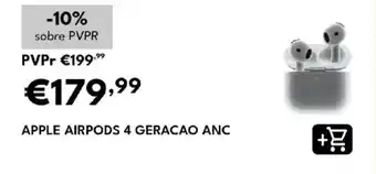 Apple airpods 4 geracao anc