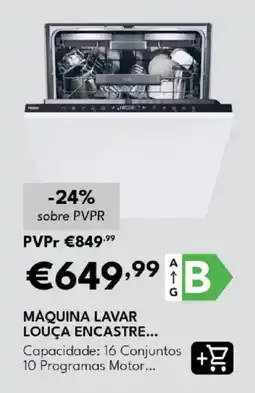 Radio Popular Máquina lavar louça encastre promoção