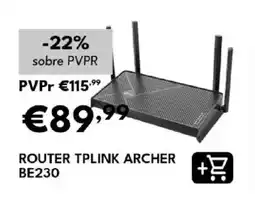 Radio Popular Router tp link archer be230 promoção