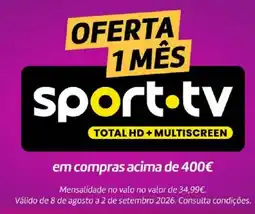 Radio Popular sport.tv total hd + multiscreen promoção