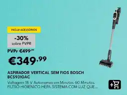 Radio Popular aspirador vertical sem fios bosch promoção