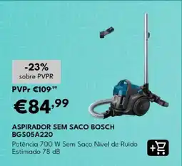 Radio Popular aspirador sem saco bosch bgs05a220 promoção