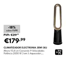 Radio Popular climatizador electronia 3em1 skj promoção