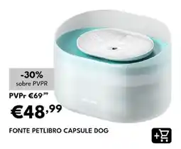 Radio Popular fonte petlibro capsule dog promoção