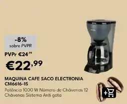 Radio Popular maquina cafe saco electronia promoção