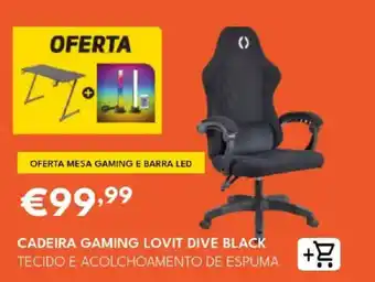 Cadeira gaming lovit dive black
