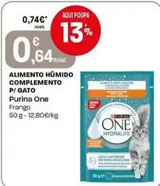 Intermarché Purinaone - alimento humido complemento p/ gato frango promoção