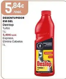 Intermarché Destop - desentupidor em gel promoção