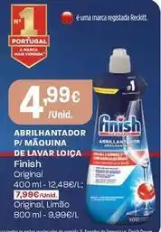 Intermarché Finish - abrilhantador p/maquina de lavar loica promoção