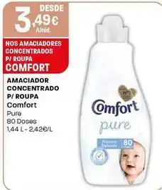 Intermarché Comfort - amaciador concentrado p/ roupa promoção
