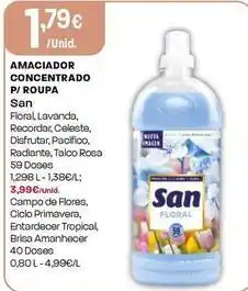 Intermarché San - amaciador concentrado p/ roupa promoção