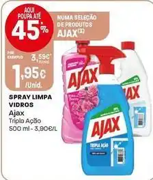 Intermarché Ajax - spray limpa vidros promoção