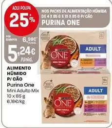 Intermarché Purinaone - alimento humido p/cão mini adulto mix promoção