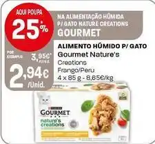Intermarché Gourmet - alimento humido p/ gato nature's promoção