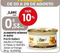 Intermarché Porsi - alimento humido p/ gato promoção