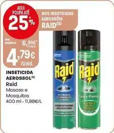 Intermarché Raid - inseticida aerossol promoção
