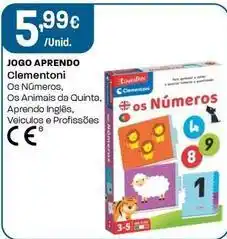 Intermarché Clementoni - jogo aprendo promoção
