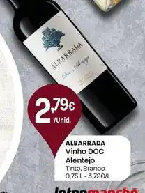 Intermarché Albarrada - vinho doc alentejo promoção