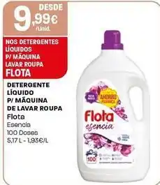 Intermarché Flota - detergente liquido p/ maquina de lavar roupa promoção