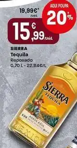 Intermarché Sierra - tequila reposado promoção