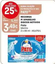 Intermarché Pato - recarga p/ aparelho discos activos promoção